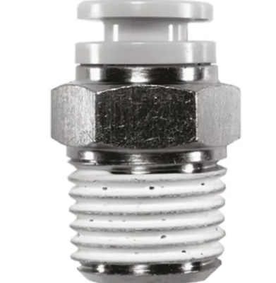 SMC 10MM X 1/4 BSP STRAIGHT ADAPTOR