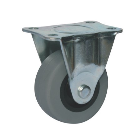 50MM URETHANE GREY CASTOR FIXED (40KG)