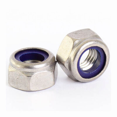 METRIC FINE ZINC PLATED NYLOC NUTS
