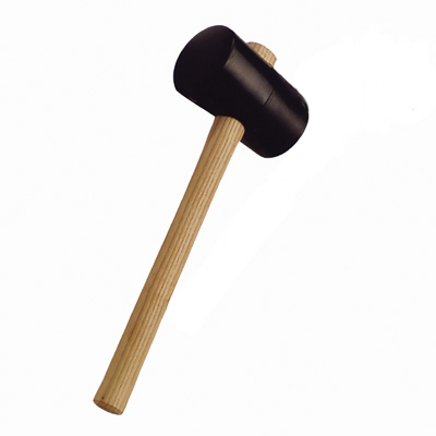 ENCO 32oz BLACK RUBBER MALLET