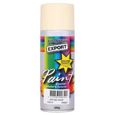 EXPORT HERITAGE CREAM PAINT AEROSOL 250GM
