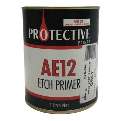 AE12 ETCH PRIMER 4 LTR BLACK