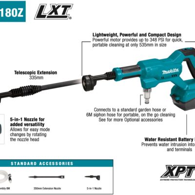 MAKITA 18V LXT PRESSURE WASHER