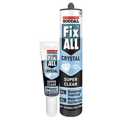 GORILLA FIXALL CRYSTAL SEALANT & ADHESIVE 125ML CLEAR