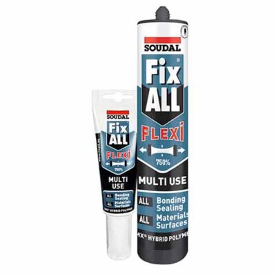 GORILLA FIXALL FLEXI SEALANT & ADHESIVE 125ML WHITE
