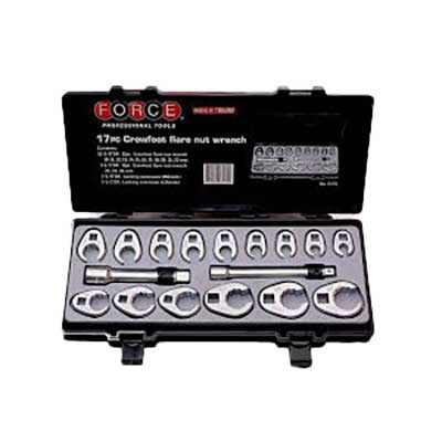 FORCE 17PC CROWFOOT WRENCH SET