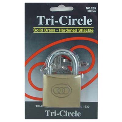 TRI-CIRLCE 32MM PADLOCK (263)