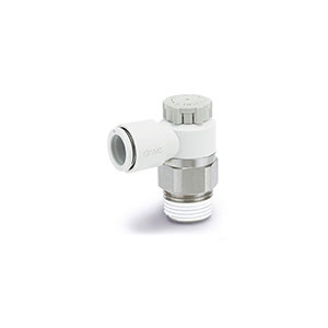 SMC 90o FLOW CONTROL 1/2BSP X 10mm TUBE