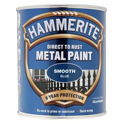 HAMMERITE PAINT 750ml BLUE SMOOTH