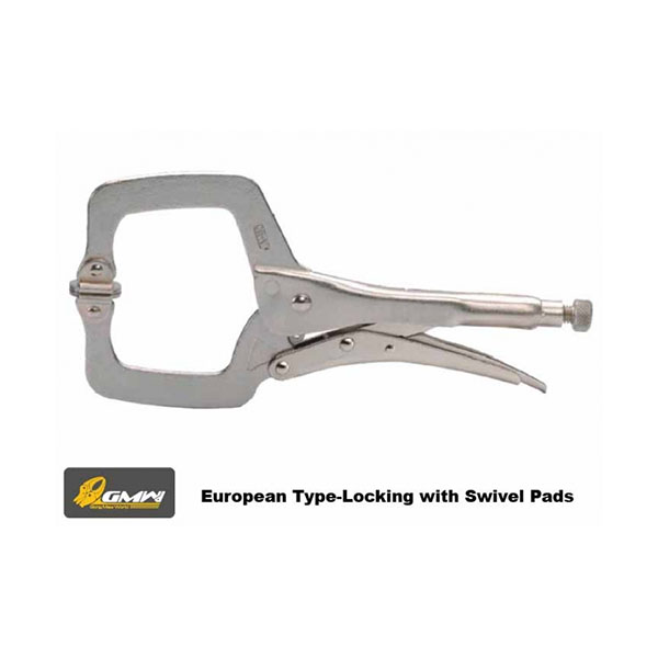 GONG MAW 11" C CLAMP WITH SWIVEL PAD LOCKING PLIER