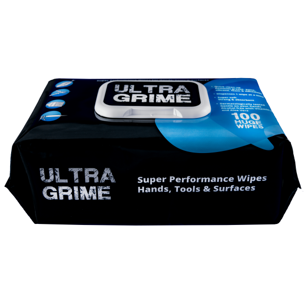 NUVIK ULTRA GRIME BLUE INDUSTRIAL WIPES