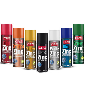 CRC COLOURED ZINC AEROSOLS