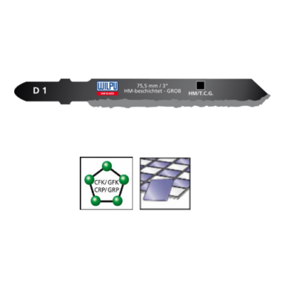 WILPU D1 TCT COATED BLADES