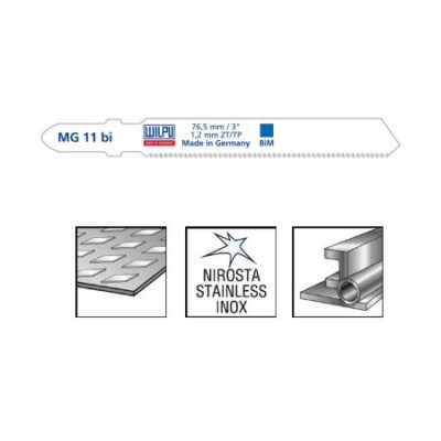 WILPU MG11 BI METAL JIGSAW BLADES PK5