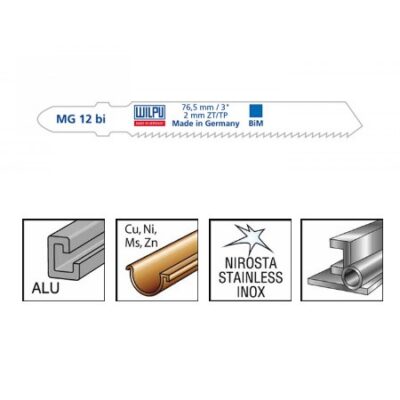 WILPU MG12BI JIGSAW BLADES PK5