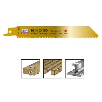 WILPU 1014C/150 BI METAL SABRE SAW BLADE