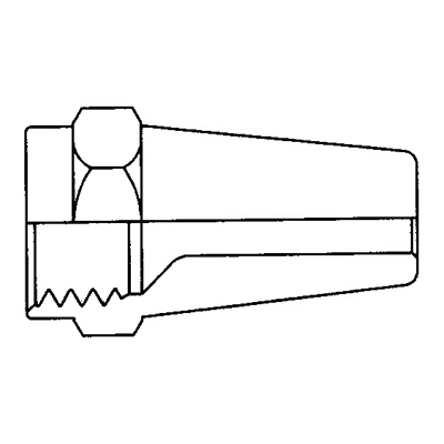 TITON 41X8 LONG FLARE NUT
