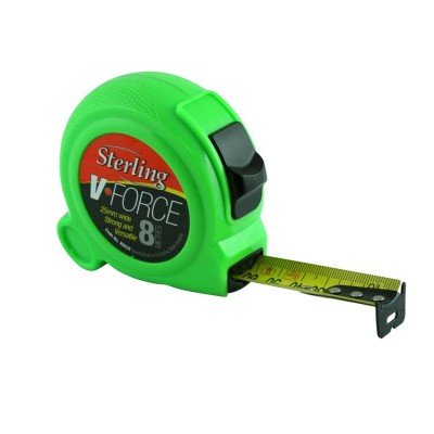STERLING 8 METRE V-FORCE TAPE MEASURE
