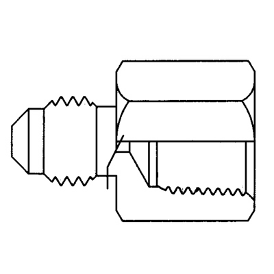 TITON 46X5X4 FEMALE FLARE UNION