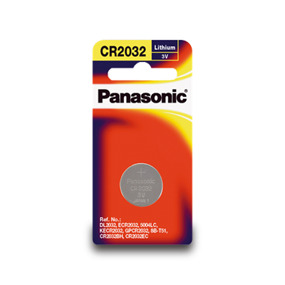 PANASONIC CR2032 LITHIUM BUTTON CELL 1PK