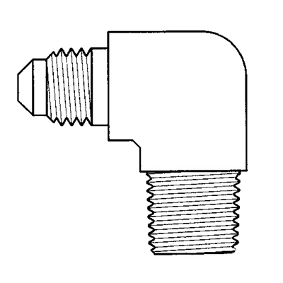 TITON 49X8X8 MALE FLARE ELBOW