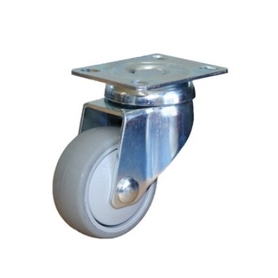 GREY 65mm URETHANE CASTOR SWIVEL (60KG)