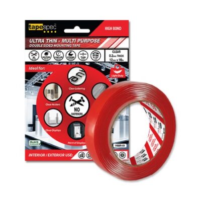 TAPESPECS ULTRA THIN D/S 0.2mm X 12mm X 10m