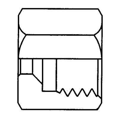 TITON 61X6 COMPRESSION NUT