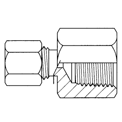 TITON 66X5X6 FEMALE CONNECTOR