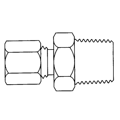 TITON 68X2X2 MALE CONNECTOR