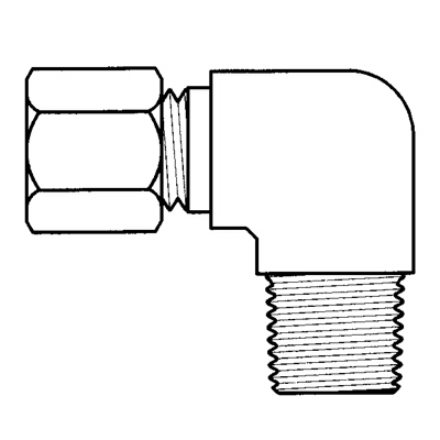 TITON 69X2X2 MALE COMP ELBOW