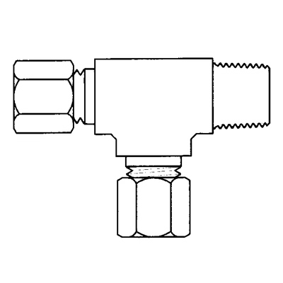 TITON 71X5X4 MALE RUN TEE