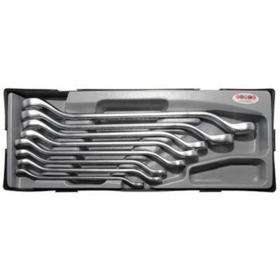 FORCE 8PC 45o OFFSET RING WRENCH SET