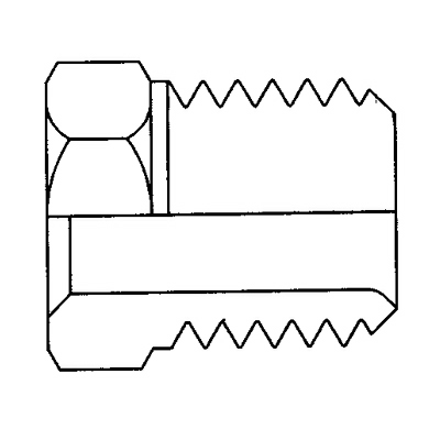 TITON 105X5 5/16 TUBE NUT
