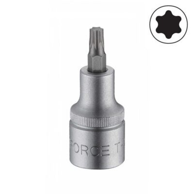 FORCE 1/2DRV T45 SOLID TORX MALE SOCKET