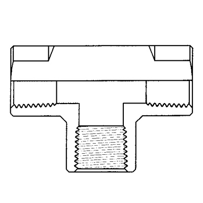 TITON 3700X8 1/2 FEMALE TEE