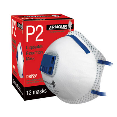DRP2V VALVED MOULDED DUST MASK (PKT12)