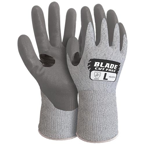 BLADE CUT 5 RESISTANT PU GLOVE (2XL)